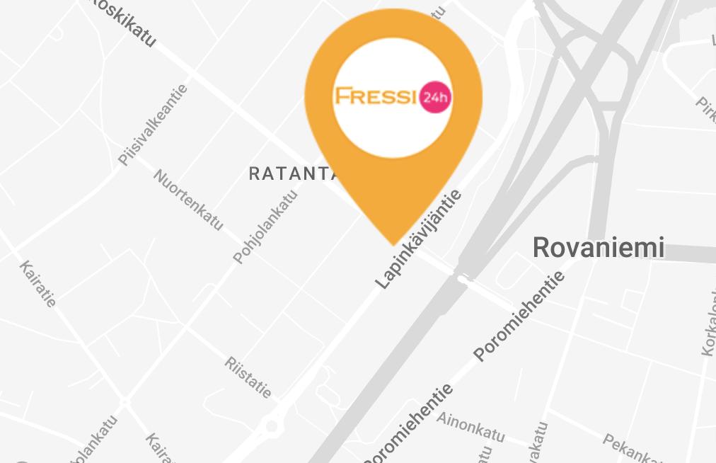 Fressi_24h_Rovaniemi_kuntosali_kartta